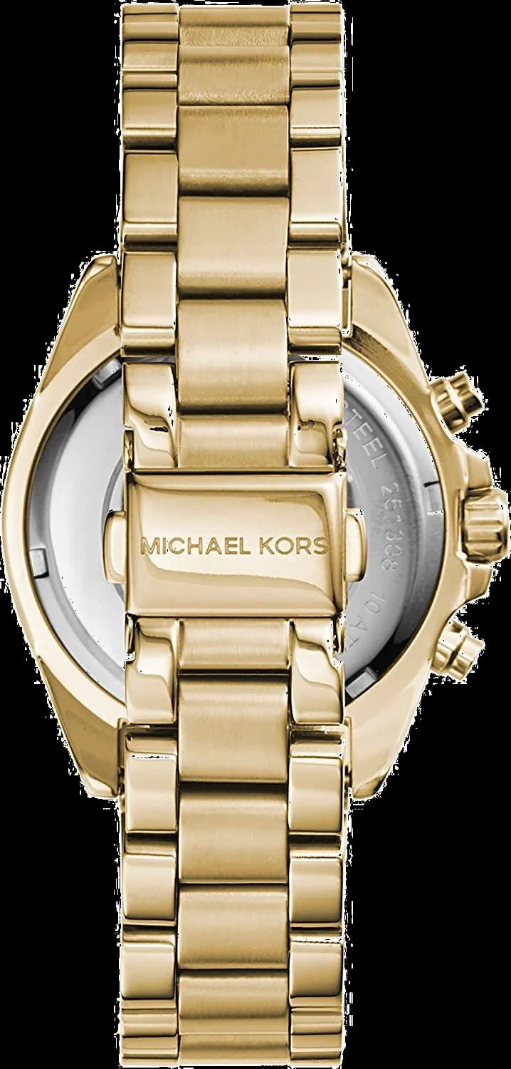 Montre Femme Michael Kors Bradshaw MK5798 en acier inoxydable doré vue 2