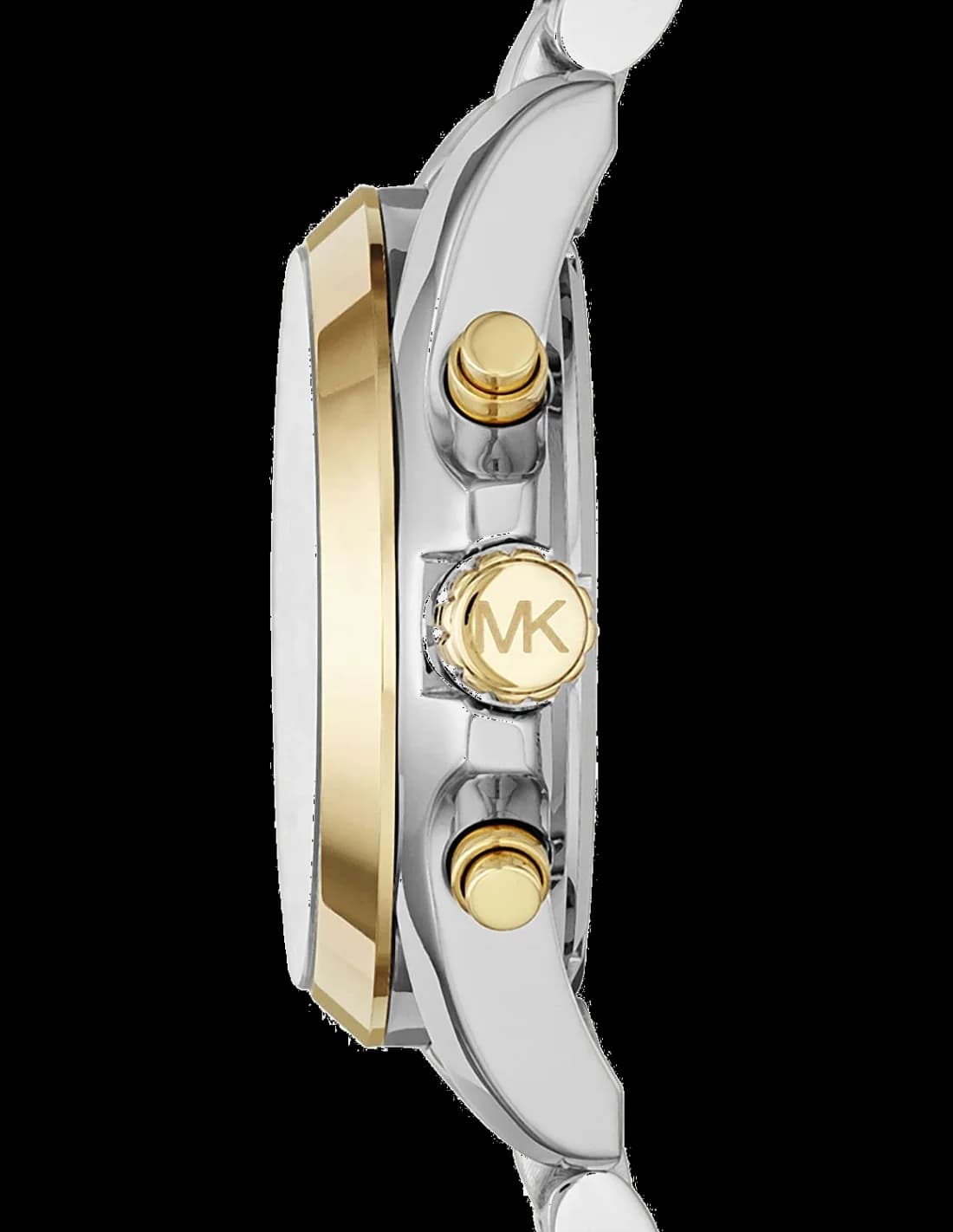 Montre Michael Kors MK5855 Bradshaw en Acier Bicolore Argent et Or vue 2