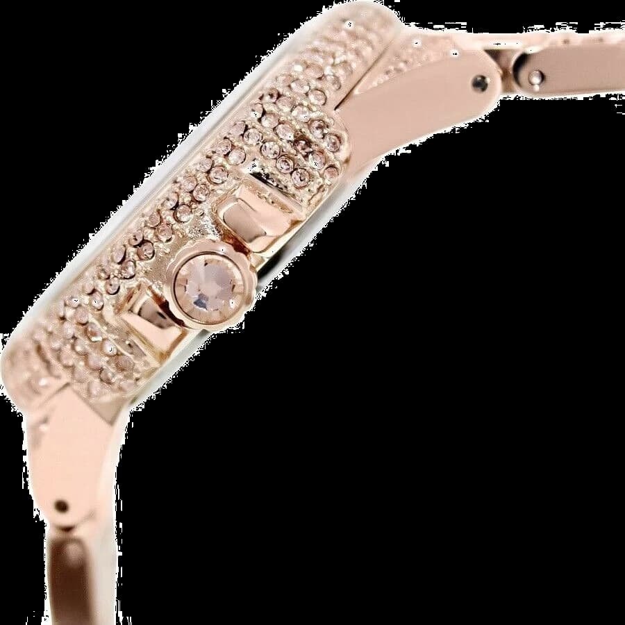 Montre Michael Kors MK5862 en Acier Doré Rose Pavée de Cristaux vue 2