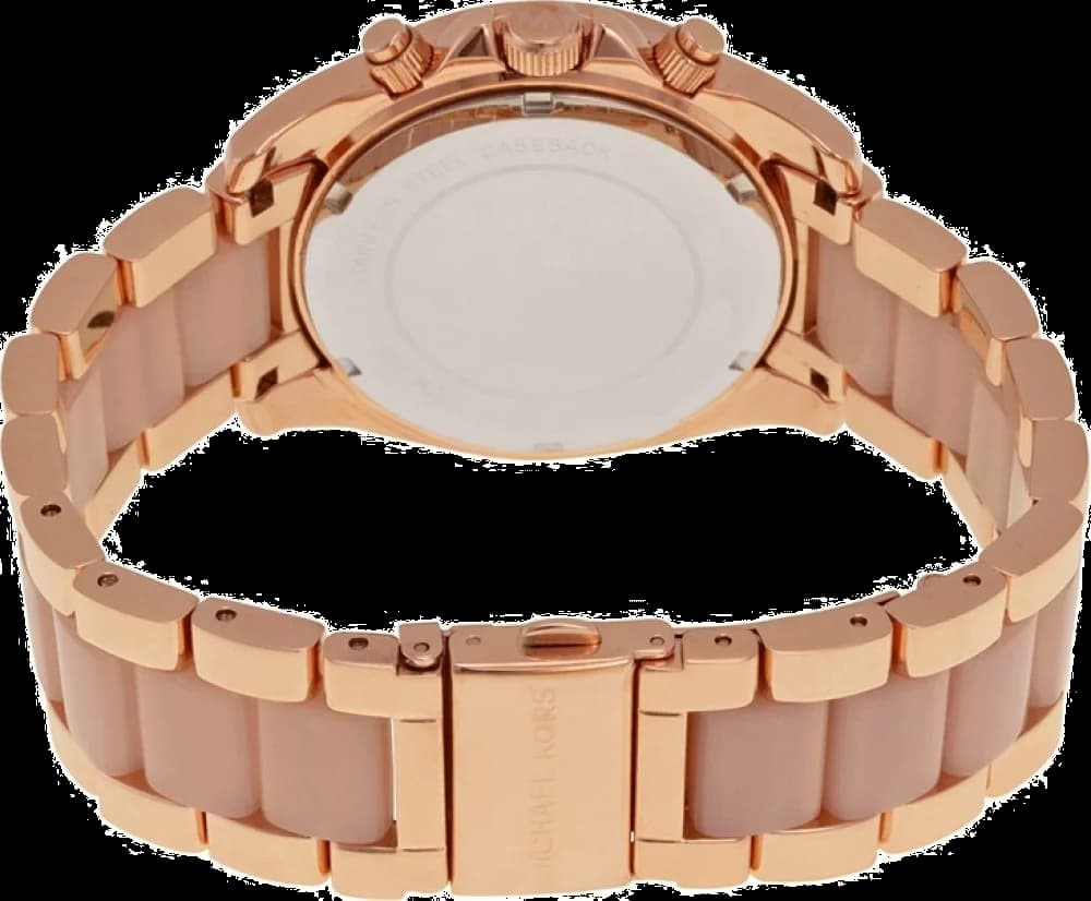 Montre Femme Michael Kors MK5943 Blair Or Rose et Acétate vue 3