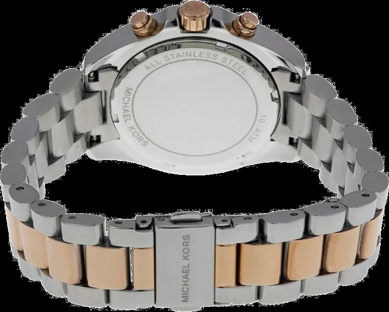 Montre Femme Michael Kors MK6074 Bradshaw Or Rose vue 3