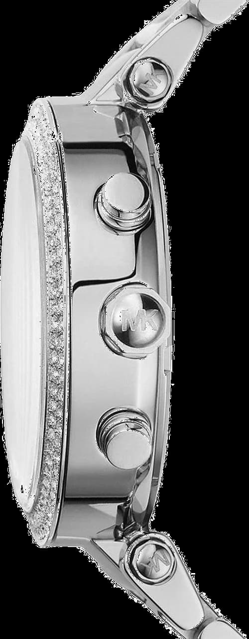 Montre Michael Kors MK6117 Parker Chronographe Acier et Cristaux Cadran Bleu vue 3