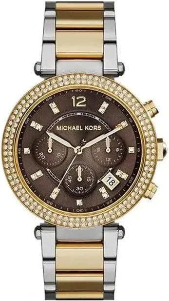 Montre Michael Kors MK6118 Parker Chronomètre Acier Bi-ton