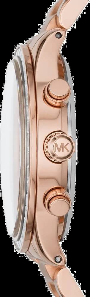 Montre Femme Michael Kors MK6204 Chronomètre Or Rose et Argent vue 2