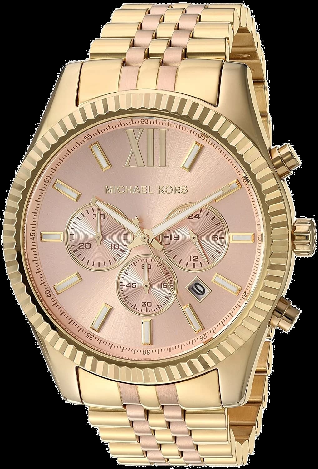 Montre Michael Kors MK6473 Lexington Chronographe en Acier Doré Rose