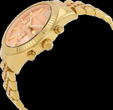 Montre Michael Kors MK6473 Lexington Chronographe en Acier Doré Rose vue 2