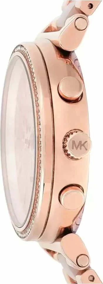Montre Femme Michael Kors Sofie MK6560 bracelet bi matière vue 2