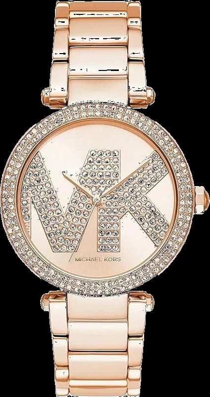 Montre femme Michael Kors Parker MK6660 cadran or rose bracelet en acier inoxydable