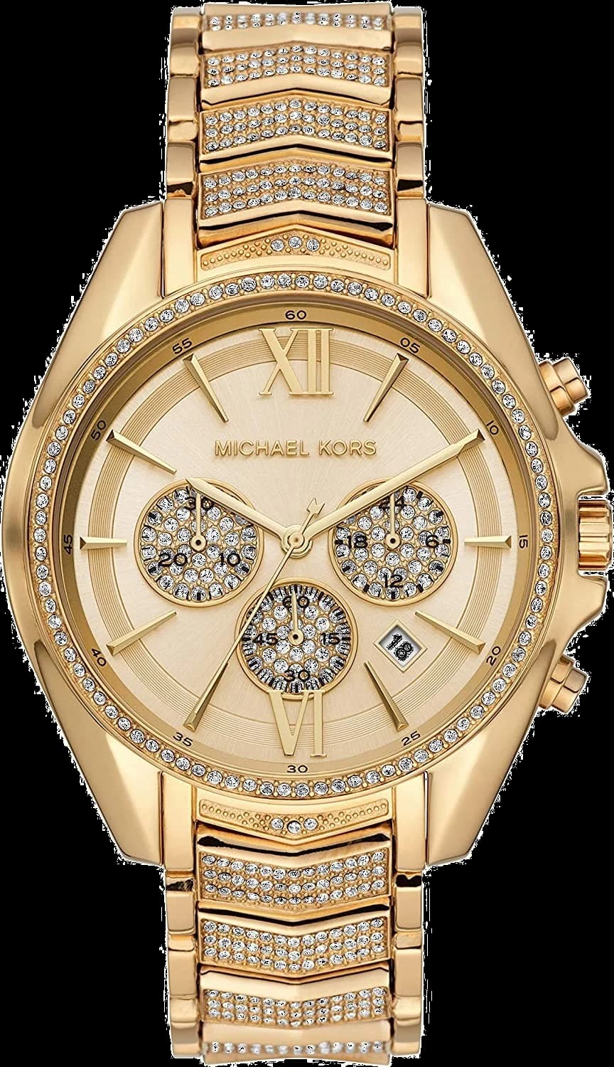 Montre Michael Kors Whitney MK6729 cadran et bracelet incrustés de cristaux