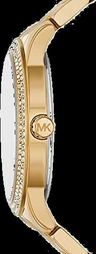 Montre Femme Michael Kors Tibby MK6879 en acier doré jaune vue 2