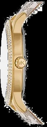 Montre multifonction Michael Kors MK6967 Tibby bracelet en cuir imprimé MK vue 3