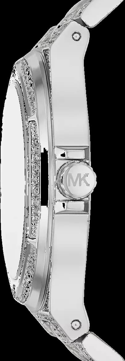 Montre femme Michael Kors MK6990 Lennox Cadran Bleu Pavé et Bracelet Cristaux vue 3