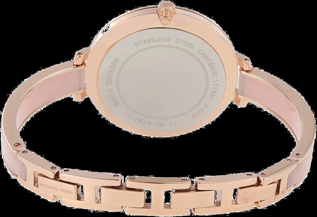 Montre Femme Michael Kors Jayne MK7119 en acier or rose vue 2