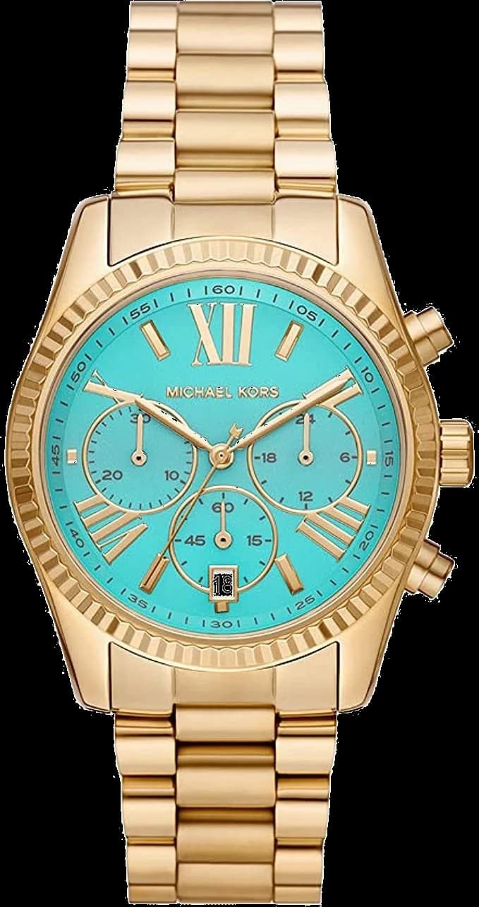 Montre Michael Kors MK7216 Lexington en Acier avec Cadran Turquoise
