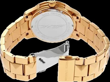 Montre Michael Kors Runway MK7389 cadran marron bracelet en acier inoxydable vue 3