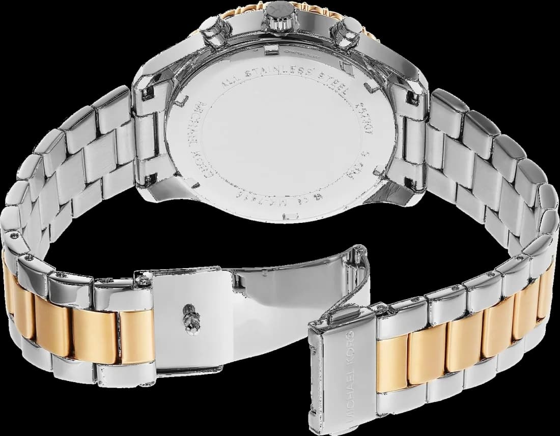 Montre Michael Kors MK7415 cadran chronographe argenté vue 2