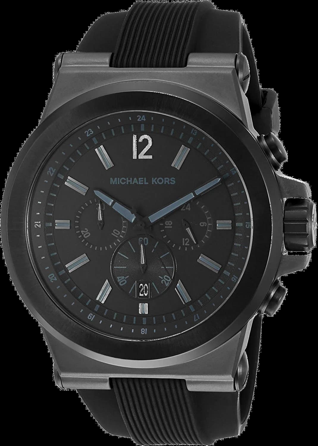 Montre Michael Kors MK8152 Bracelet Silicone Noir