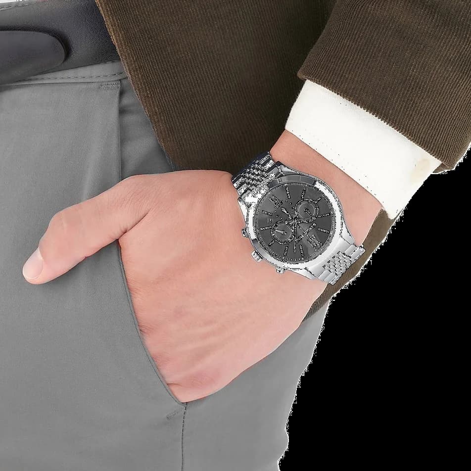 Montre Michael Kors MK8305 Chronographe en Acier Argenté vue 3