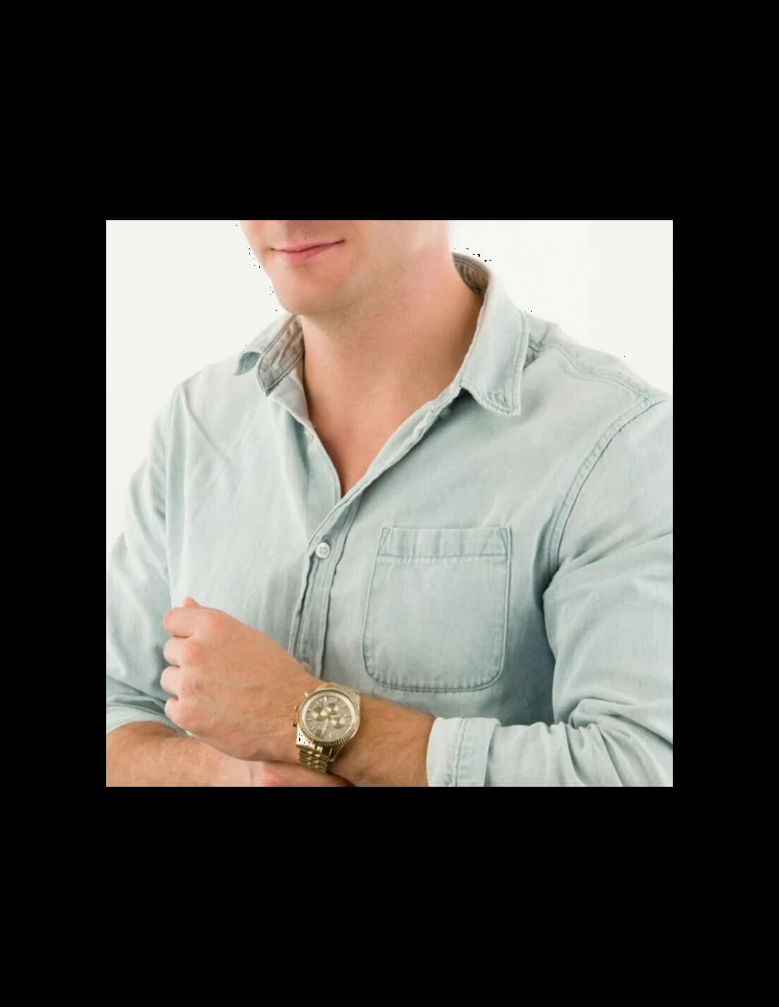 Montre Michael Kors MK8579 Lexington Dorée avec Cadran Cristaux vue 4