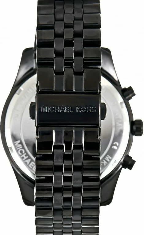 Montre homme Michael Kors MK8603 Lexington chronographe noir vue 2