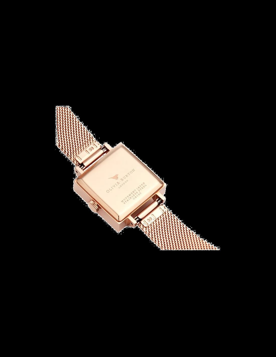Montre Olivia Burton OB16AM96 Abeille 3D en Acier Argenté et Maille Milanaise vue 3