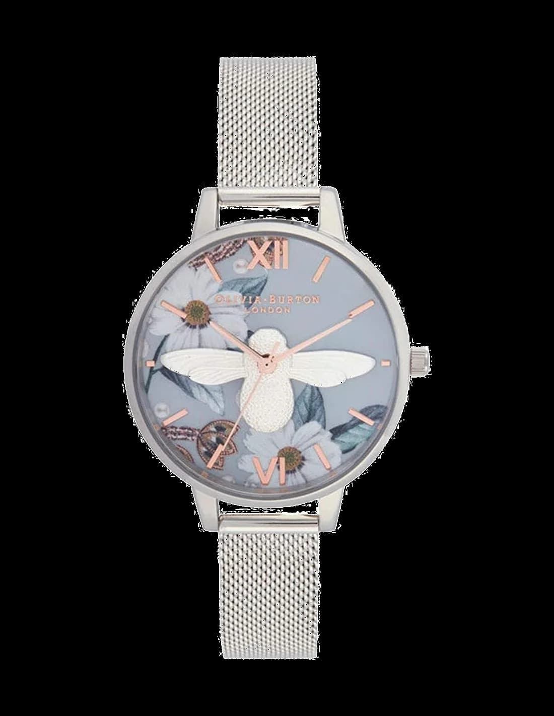 Montre Olivia Burton OB16BF18 Abeille 3D et Maille Milanaise Dorée