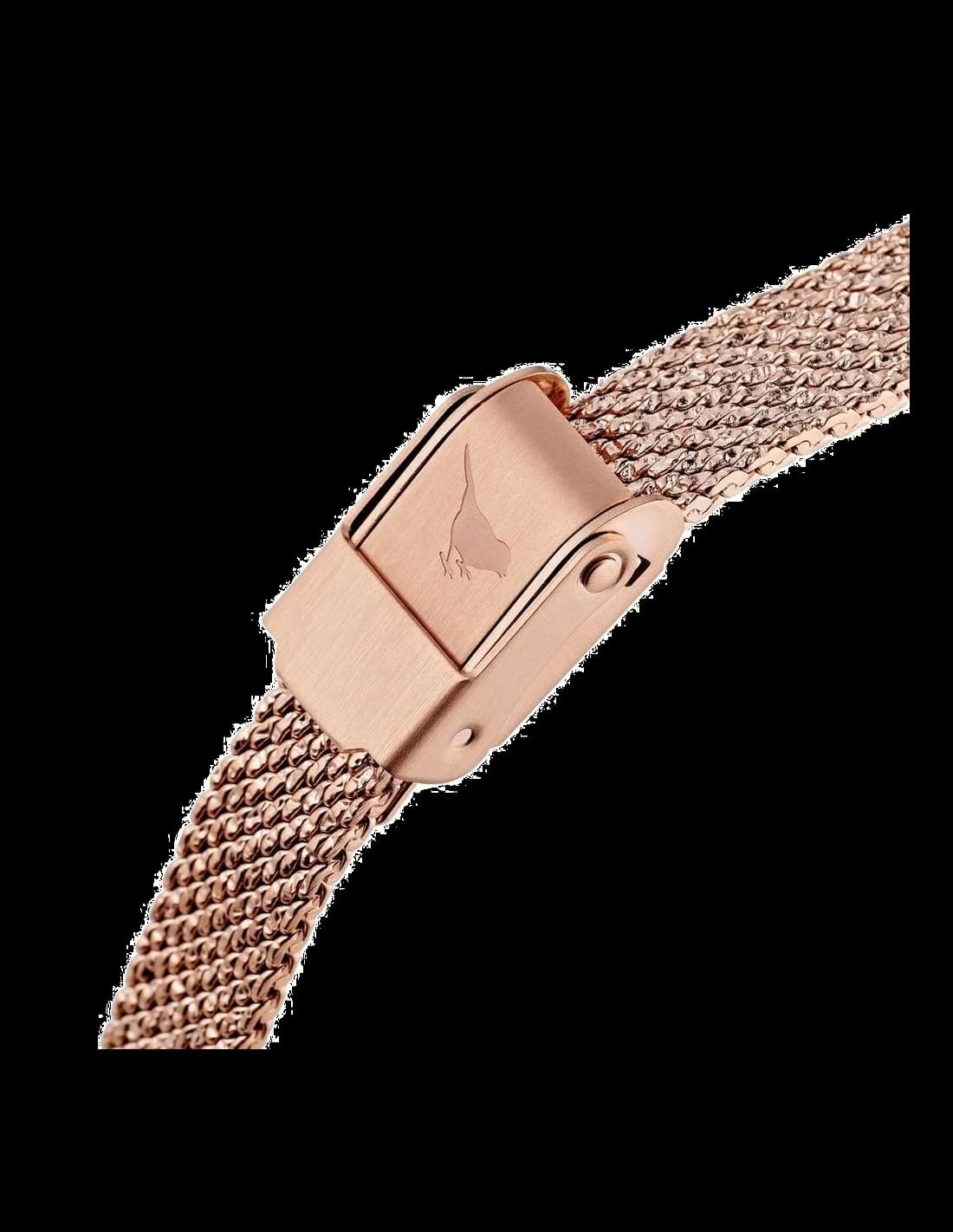 Montre Olivia Burton OB16MC54 Abeille 3D Cadran Gris et Maille Milanaise Argentée vue 3