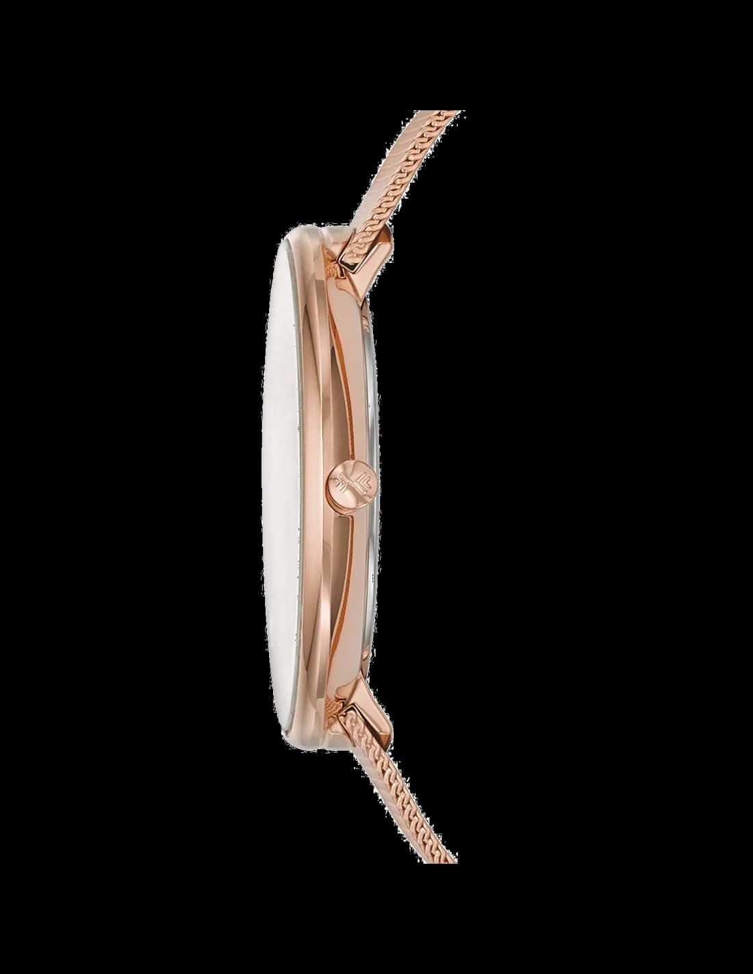 Montre Femme Skagen Gitte SKW2142 Bracelet en maille milanaise or rose vue 2