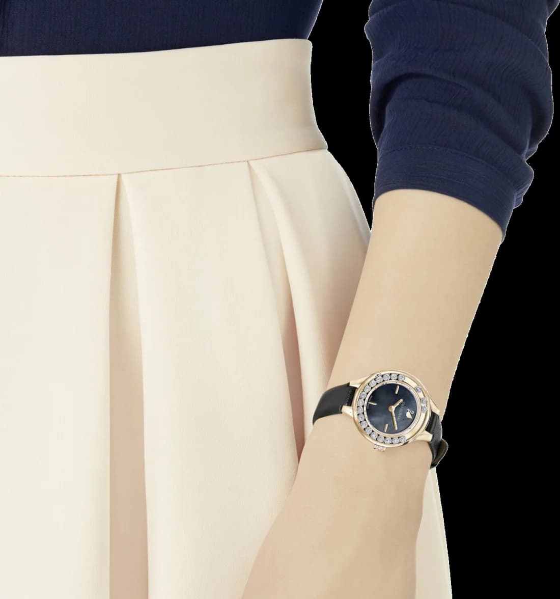 Montre Swarovski Lovely Crystal 5301877 cristaux flottants vue 3