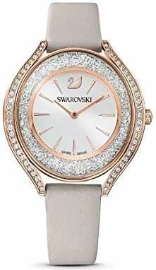Montre femme Swarovski Octea Lux 5414416 bracelet cuir blanc