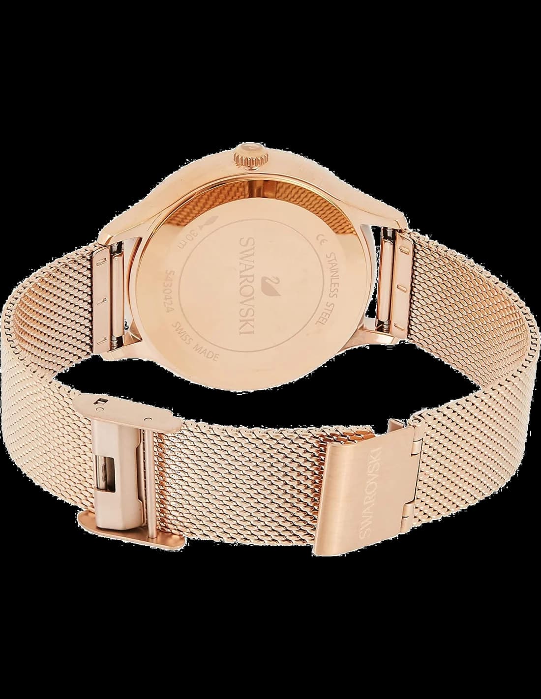 Montre Swarovski Octea Nova 5430424 maille milanaise or rose vue 3