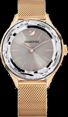 Montre Swarovski 5451634 Octea Nova en Acier Rose et Maille Milanaise