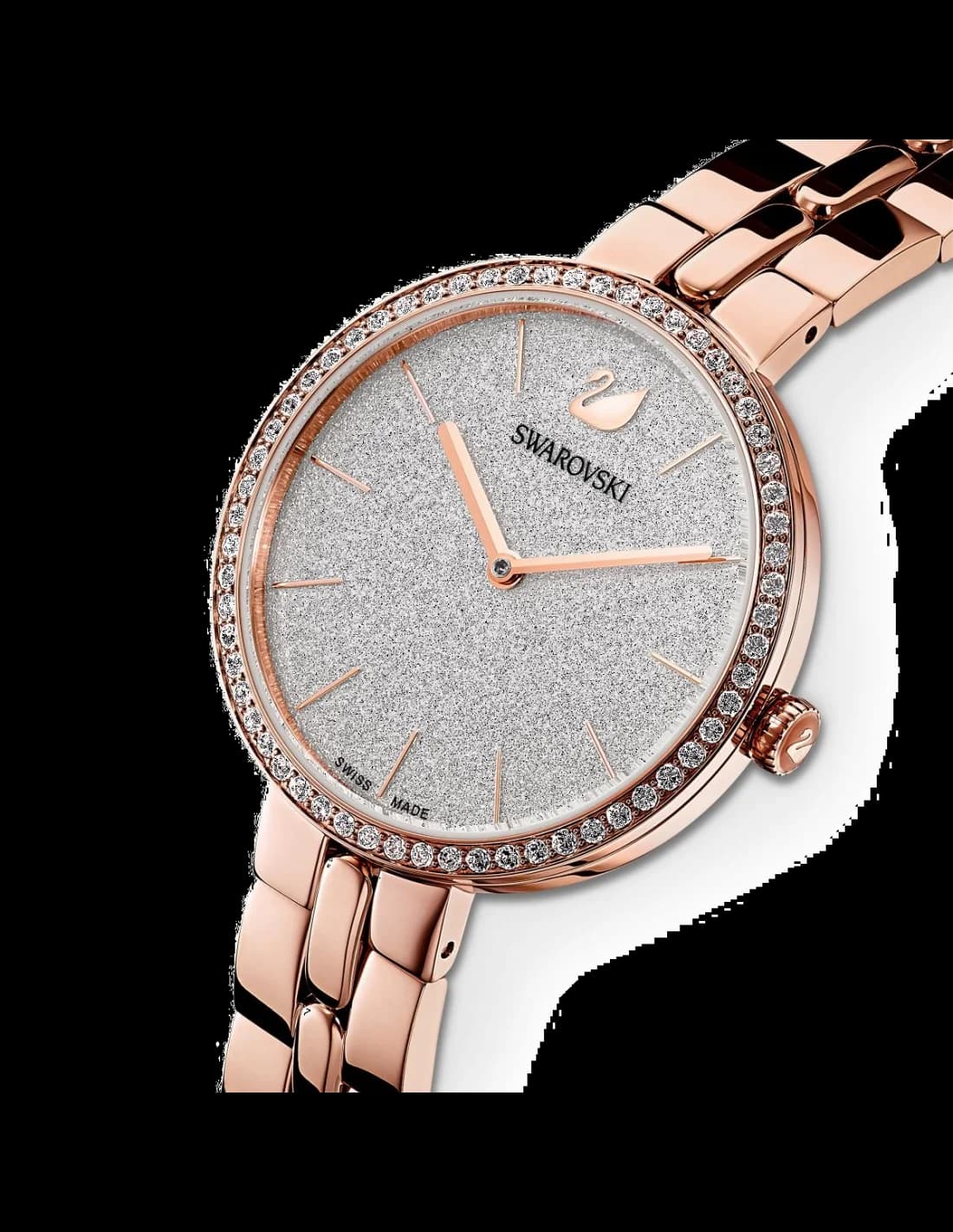 Montre Swarovski 5517803 Cosmopolitan en Acier Rose Gold et Poudre de Diamants vue 2