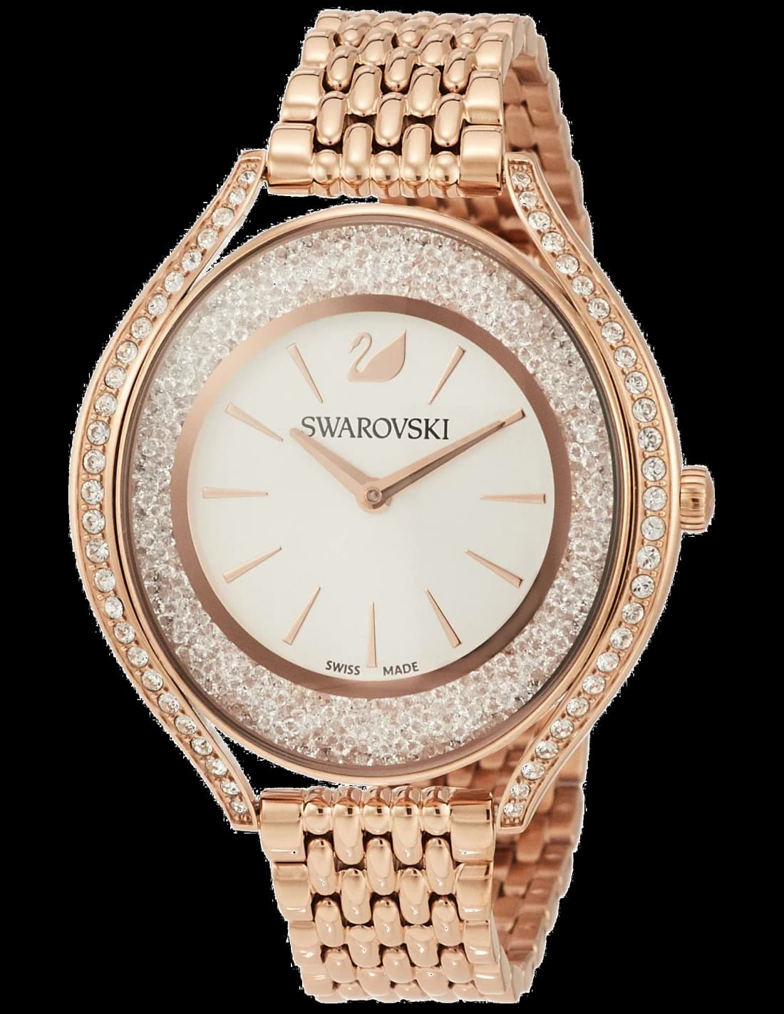 Montre Swarovski 5519459 en Acier Or Rose et Cristaux