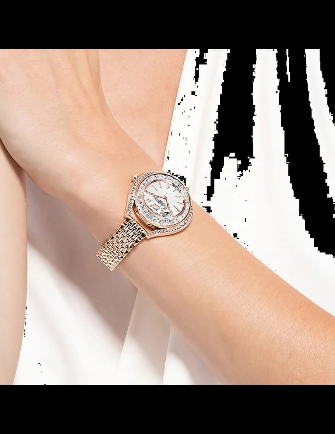 Montre Swarovski 5519459 en Acier Or Rose et Cristaux vue 2