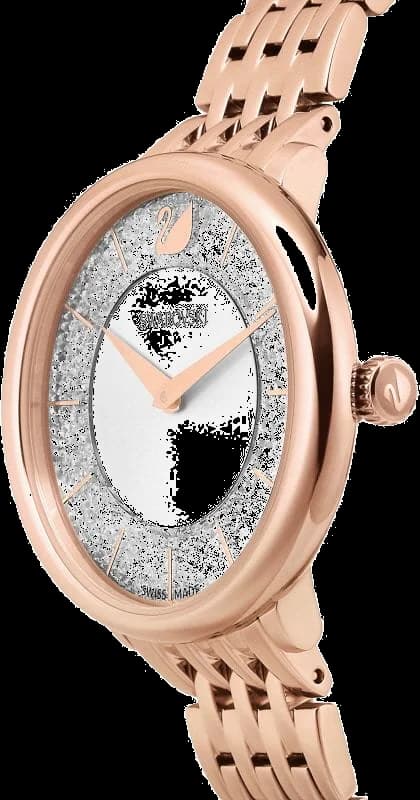 Montre Swarovski 5544590 Crystalline Chic en Acier Plaqué Or Rose vue 2