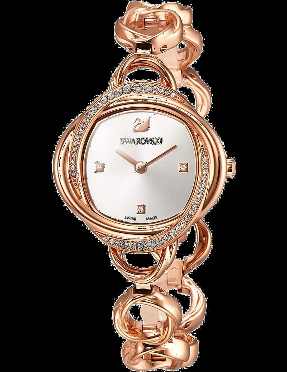 Montre Femme Swarovski 5547626 Crystal Flower en acier or rose