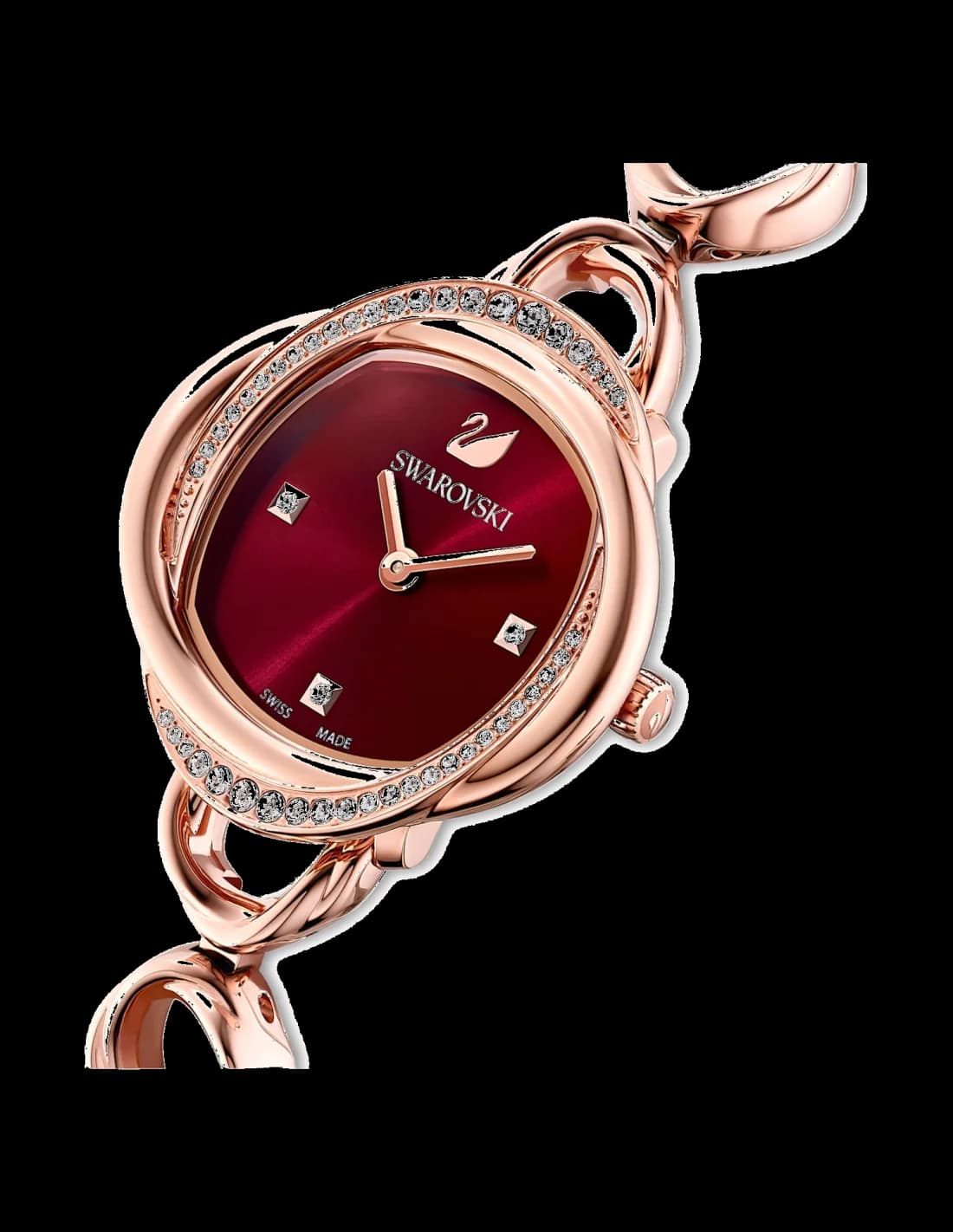 Montre Femme Swarovski 5552783 Acier Or Rose et Cristaux vue 2