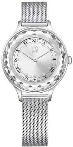 Montre Swarovski 5650039 en Acier Argenté avec Bracelet Maille et Cristaux