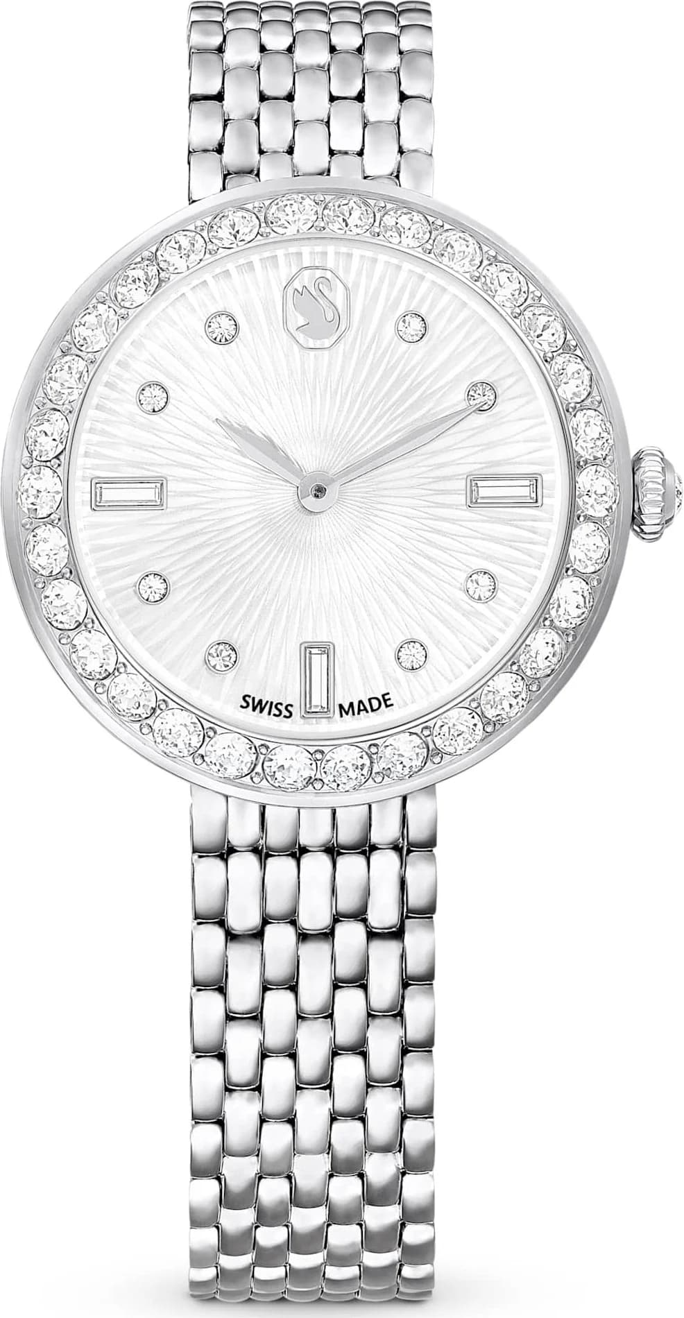 Montre Swarovski Certa 5673022 bracelet en acier inoxydable boitier incrusté de cristaux