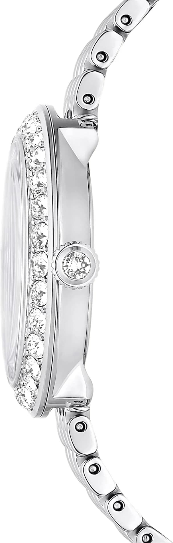 Montre Swarovski Certa 5673022 bracelet en acier inoxydable boitier incrusté de cristaux vue 5