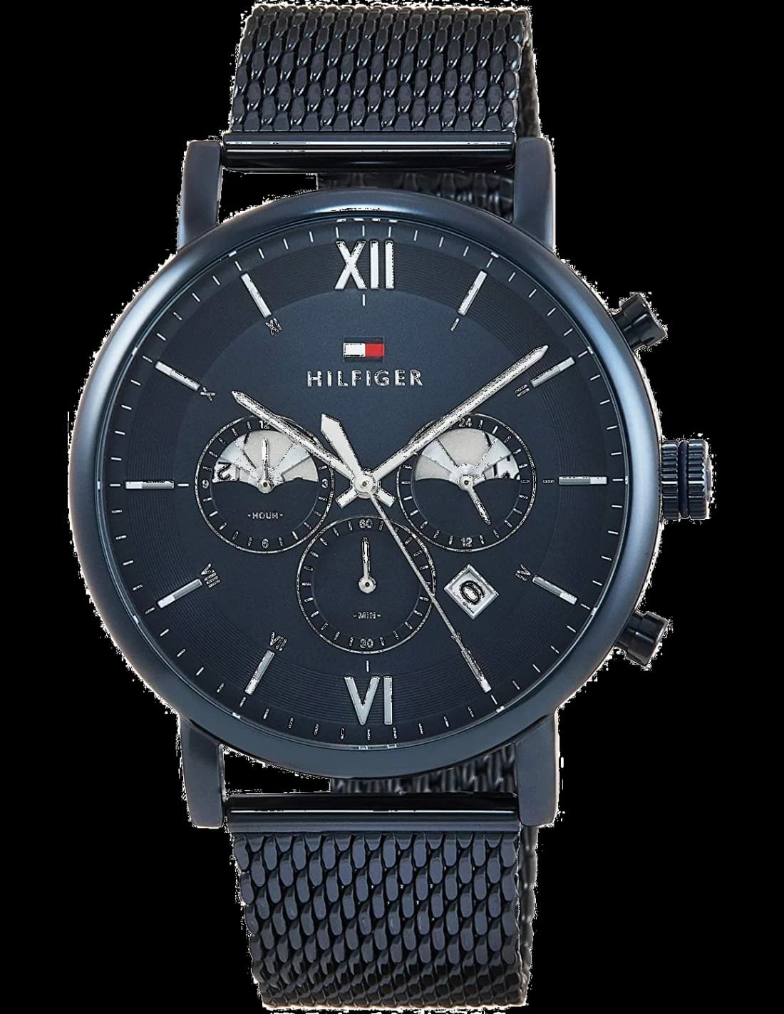 Montre Homme Tommy Hilfiger Evan 1710397 en Acier avec Cadran Multi-fonctions