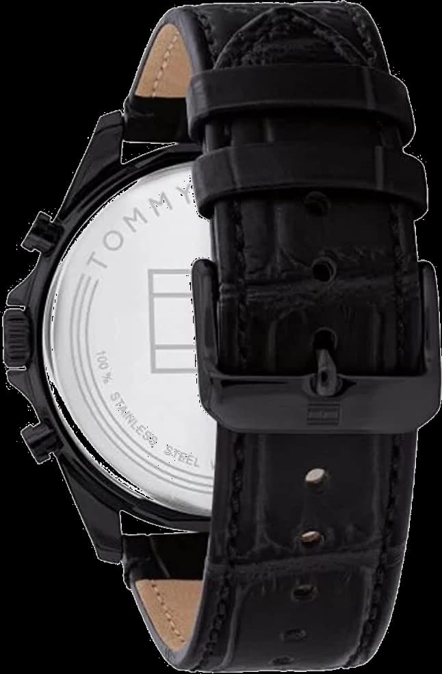 Montre Tommy Hilfiger 1710452 Baker Squelette en Acier et Bracelet Cuir vue 2