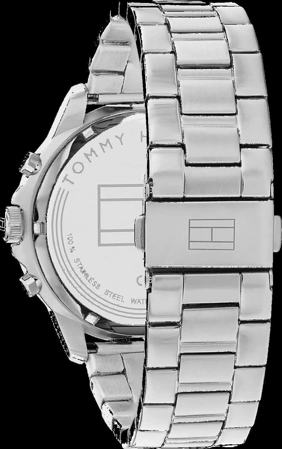 Montre Homme Tommy Hilfiger Henry 1710477 cadran noir squelette vue 3