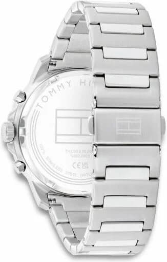 Montre Tommy Hilfiger 1710684 Henry en Acier Argenté et Cadran Bleu vue 3