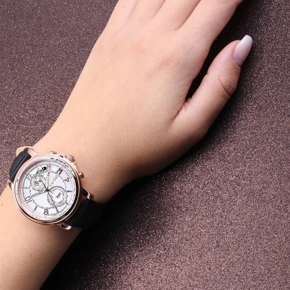 Montre Tommy Hilfiger 1781817 Bracelet Cuir Noir Classique vue 3