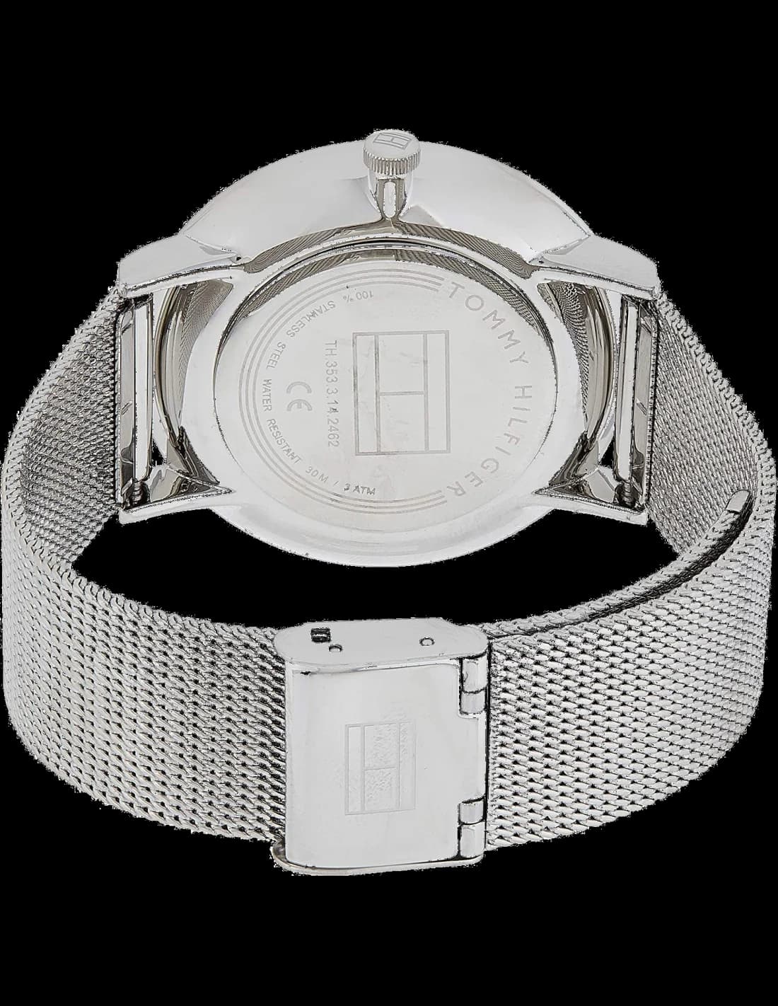 Montre Femme Tommy Hilfiger 1781942 en acier avec bracelet maille milanaise vue 3