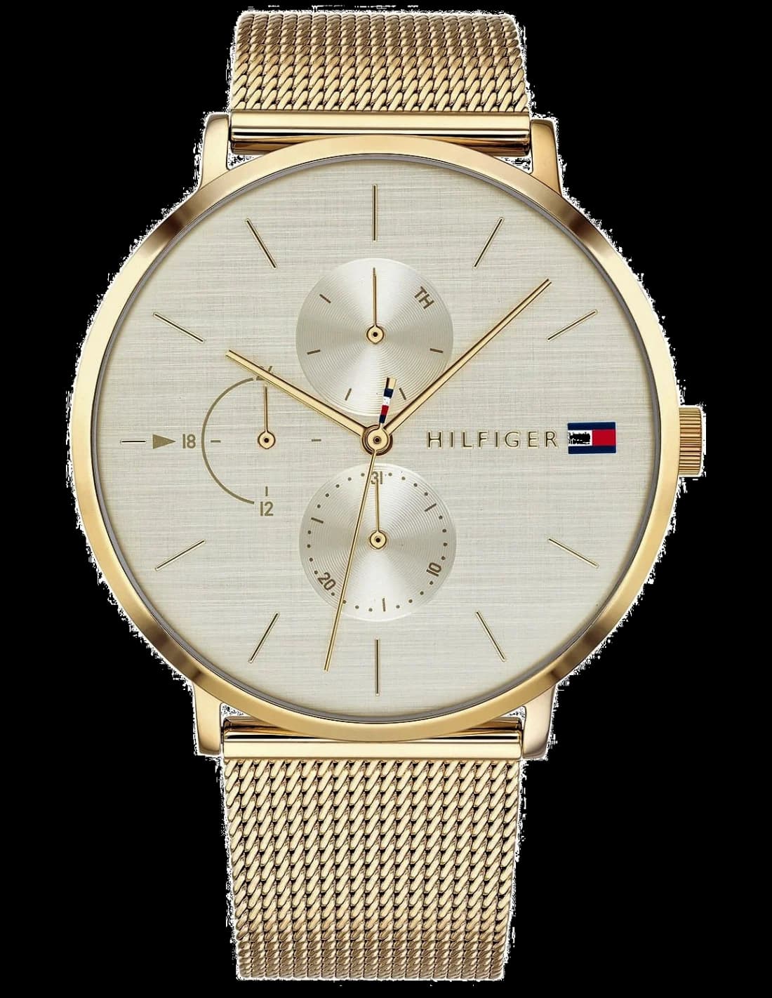 Montre Femme Tommy Hilfiger 1781943 Jenna maille milanaise dorée