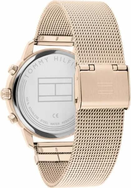 Montre Tommy Hilfiger 1782303 en maille milanaise or rose vue 3