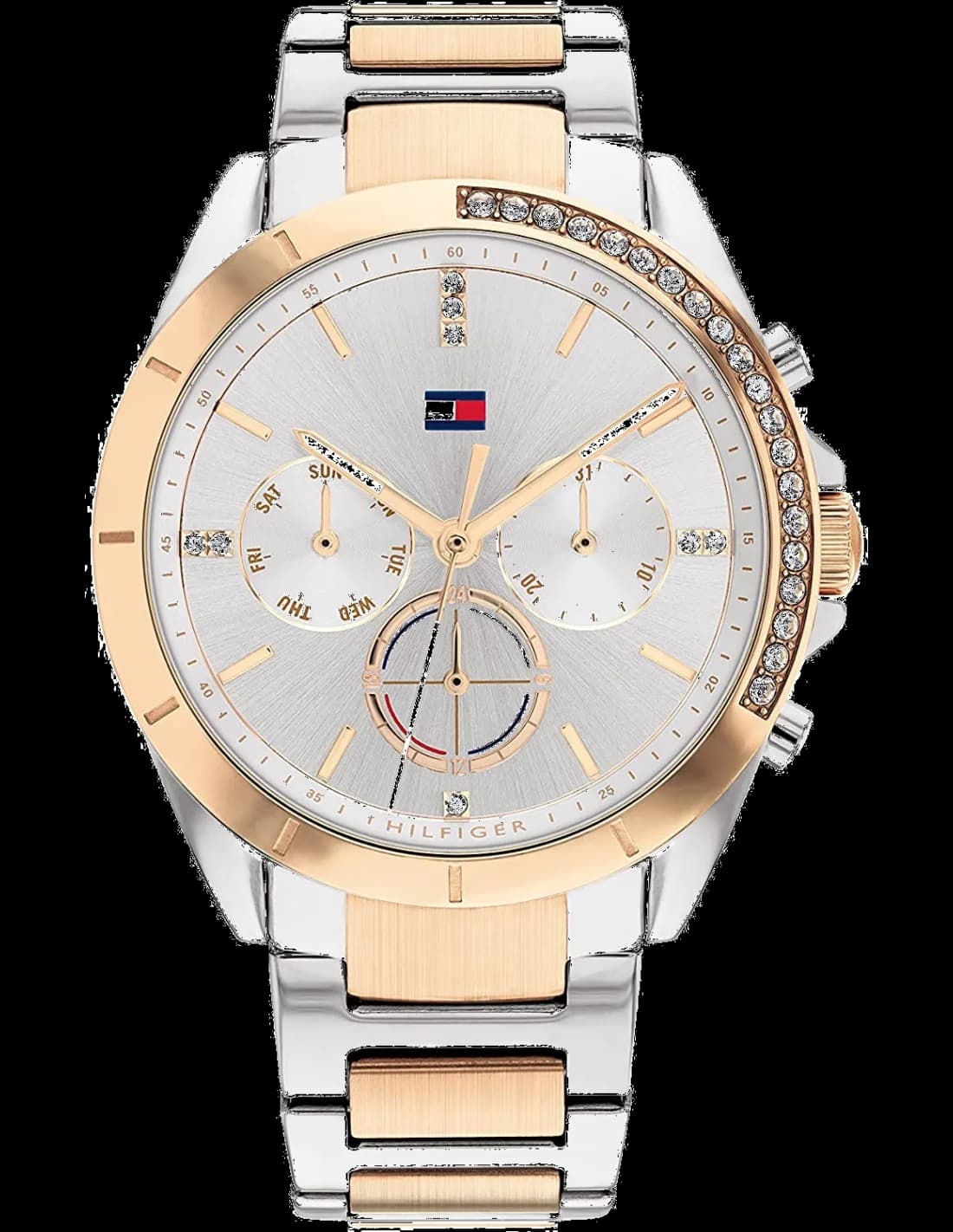 Montre Femme Tommy Hilfiger 1782387 Kennedy Acier Bicolore et Cristaux